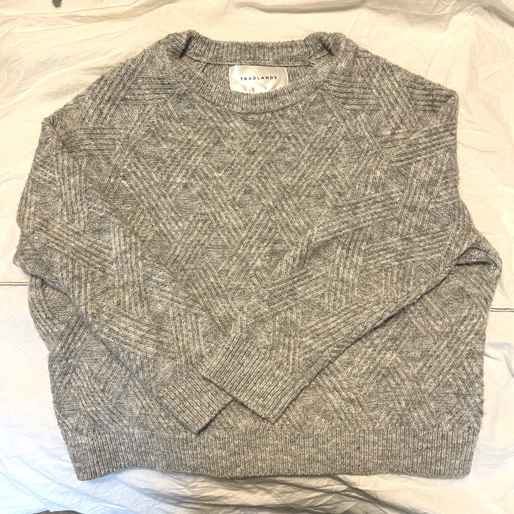 Tradlands Orchard Crew Sweater, Grey